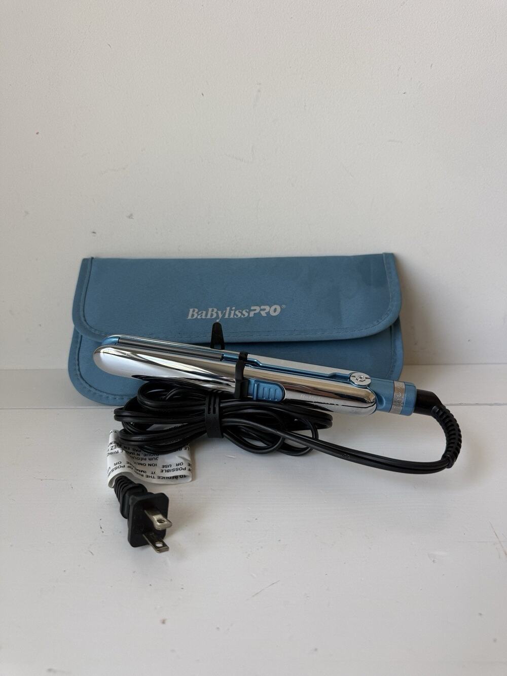 BaByliss PRO Nano Titanium Prima2000 3/4 Mini Flat Iron Hair Straightener TESTED
